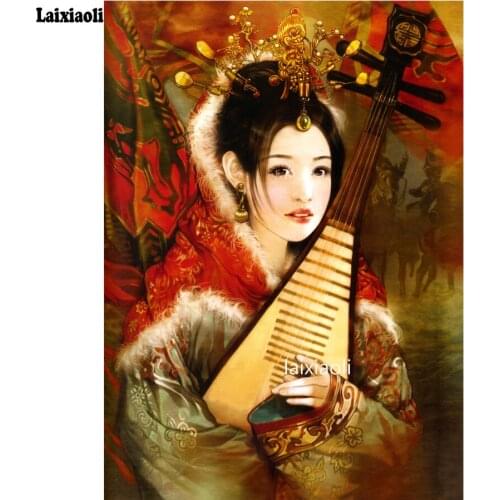 5D DIY Diamond Painting Japanese women 3D Embroidery crystal Cross Stitch sets Full Square Round Drill Home Decoration arts