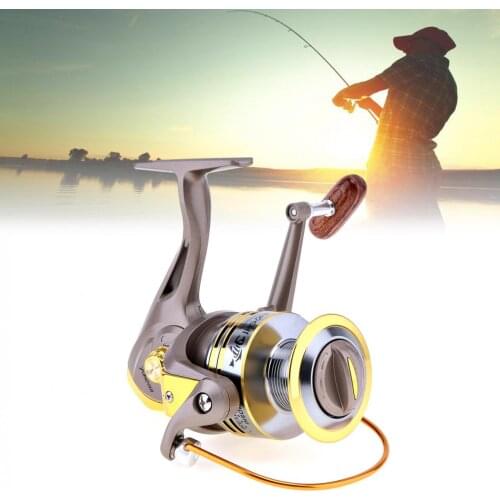 6000-7000 Series 8 Ball Bearings 5.2:1 Spinning Fishing Reel with Foldable Handle and Metal Line Cup