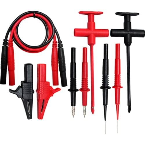 Aidetek silicone wire tips Automotive Insulation Piercing digital Multimeter tester test leads auto kits probes TLP20260