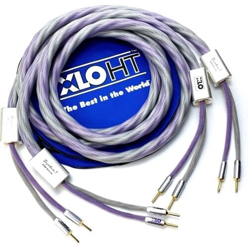 HiFi Audio Line XLO Signature 3 Speaker Cable Gold Plated Biwire Speaker Wire Banana / Spade Plug