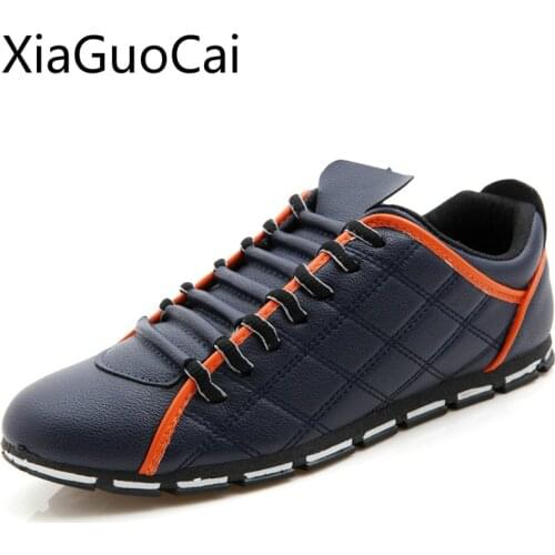Fashion High Quality Brand Men Casual Shoes Round Toe Lace Up Rubber Male Sneakers Flat Casual Shoes Drop Shipping