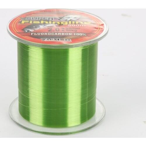 Line Fluorocarbon Coated Monofilament Outdoor Beach Fishing 300 Meters Line Green Accessories For Carp