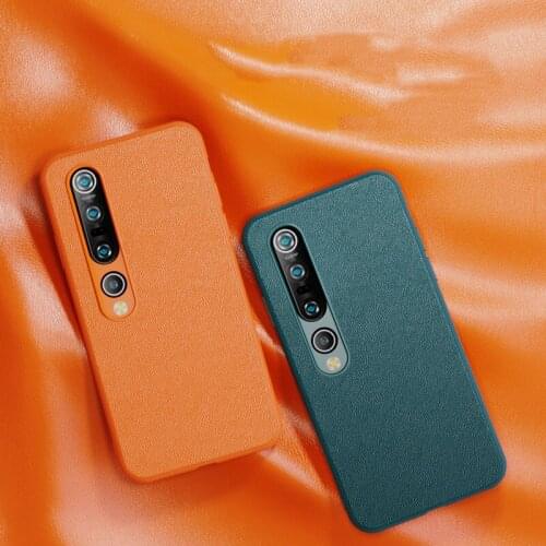 Luxury Supi Matte Case for Xiaomi Redmi 9 Note 9 Redmi 10X Pro Mi 10 Lite CC9 Pro PU Leather Shell Phone Case Cover