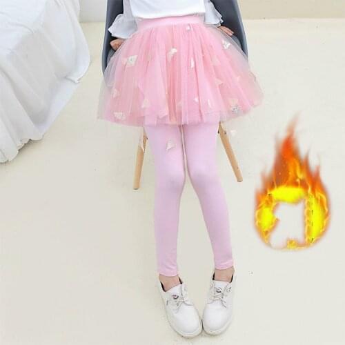 2020 Autumn Winter New Girls Legging Skirt-pant Cake Skirt Baby Leggings Children Girls Skirt Pants For Kids Bottom Clothes W815