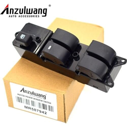 ANZULWANG Power Window Switch MR587942 For Mitsubishi Pajero Montero III 3 Lancer Triton L200 Sport Challenger Grandis