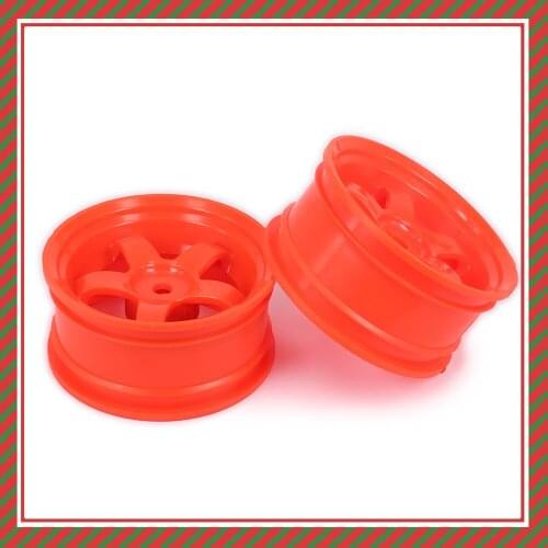 2PCS 5 10 Spoke Plastic Wheel Rim w/o Tire tyre For Rc Car 1/10 On Road Racing Crawler Drift Car HSP Himoto HPI Toy Spare Y Type