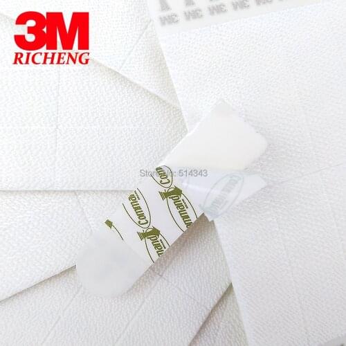 Genuine 60pcs Medium 3M Command Picture Hanging Strips Damage-Free Strips Command Inter Locking Faster for Decor