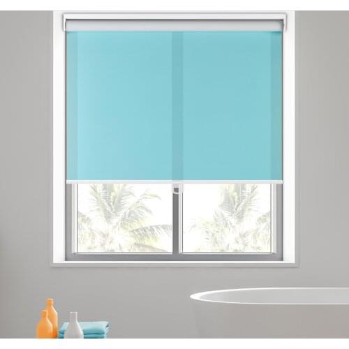 BERISSA Cordless Roller Blinds Blackout Heat And UV Protection Waterproof Fabric Custom Curtains For Home Kitchen Bathroom