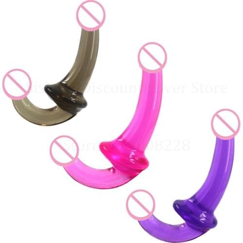 Sex Shop Realistic Double Ended Dildo For Women Double Penetration Strapon Penis Strapless Pegging Erotic Sex Toys for Lesbian