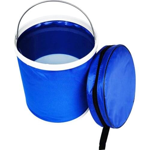 Thicken Portable Multifunctional Folding Bucket Outdoor Backpack Camping Hiking Trip Fishing Wash Cleaning Tool Free Shipping