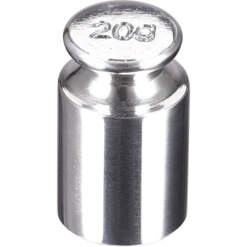 Uxcell Gram Calibration Weight 20g M2 Precision Chrome Plated Steel for Digital Balance Scales