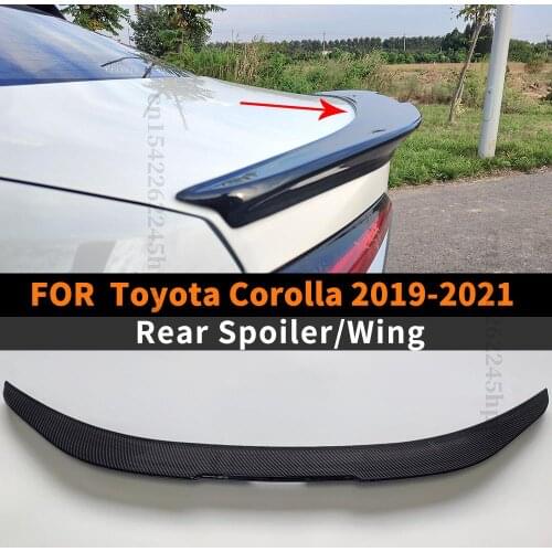 Roof Rear Spoiler Wing Boot Lip Tail Air Deflector Splitter Diffuser Body Kit Trunk Spoiler For Toyota Corolla 2019 2020 2021