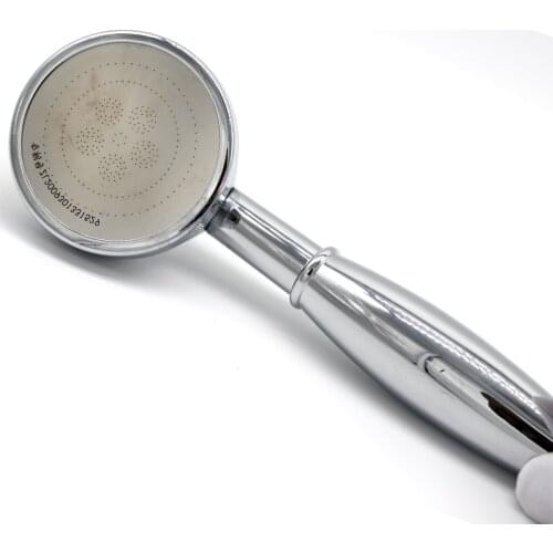 ZhangJi New Type High Pressure Showerhead Chromeplate 30% Water Saving Handhold Shower Nozzle Filter ABS Shower Sprayer