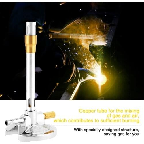 1Pcs Mini Single Tube Bunsen Burner Gas Light for Liquid Propane Lab Heating Equipment