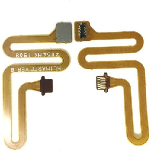 10pcs Home Button Fingerprint Touch ID Sensor Connector Flex Cable For Huawei P30 Lite Connector Ribbon