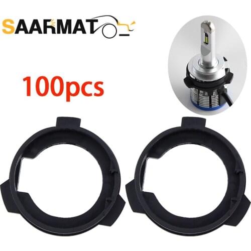 100×H7 LED Headlight Retainer Clip Base Holder Headlamp Socket Adapter For VW polo Lavida Lamando Touran Tiguan Skoda Octavia