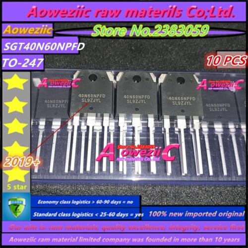 2020+ 100% new imported original SGT40N60NPFD 40N60NPFD SGT40N60FD2PN 40N60FD2 SGT40N60FD1P7 40N60FD1 TO-247 IGBT tube 40A 600V