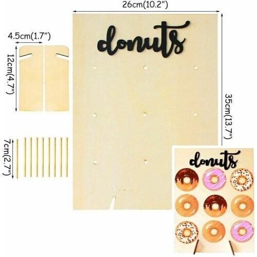 9 Donut Shelf Holder Donut Dessert Dining Table Party Birthday Wedding Shower
