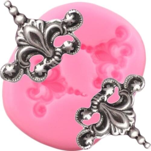 Baroque Relief Silicone Molds Chocolate Fondant Mold Sugarcraft Cake Decorating Tools DIY Cupcake Topper Candy Resin Clay Moulds