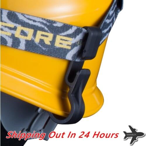 Free Shipping NITECORE NHC10 4 Pcs/ Pack HELMET CLIP Mounting A Headlamp on Thin-edged Helmet 4 Packs Perfect for Your Headlight
