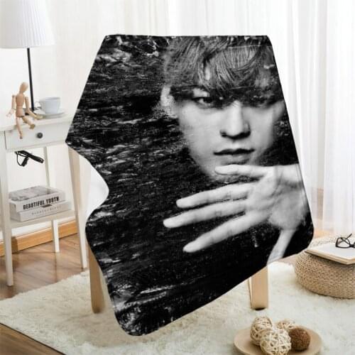 Musife Custom Lee Min Hyuk Flannel Blanket Design Your own Blanket Flannel Blankets for Sofa DIY Dropshipping