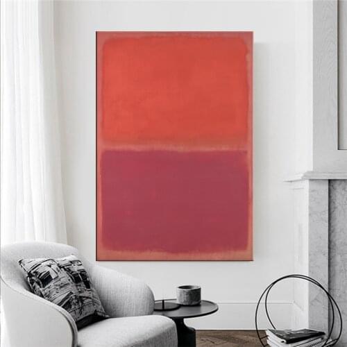 Mark Rothko Classical Oil Painting Wall Art Picture Home Decor Canvas Print Living Room Modern No. 3, 1952 NoFrame