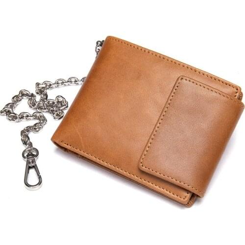 Men Wallet Genuine Leather Luxury Design Zipper Coin Pocket Short Male Purse Card Holder Rfid Money Bag Man Purses