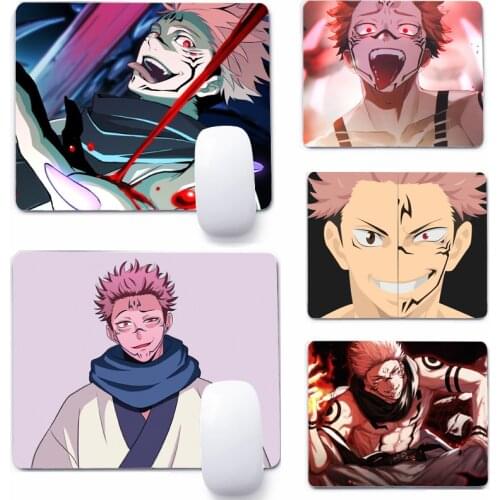 Jujutsu Kaisen Sukuna 22x18cm Mouse Pad Computer Small Mouse Non-slip Pad Desktop Keyboard Pad Office Mouse Mat