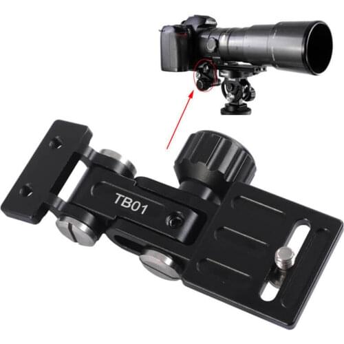 IShoot Telephoto Zoom Lens Bracket Long-Focus Lens Support Holder for Camera Ball Head Quick Release Plate and Tripod Mount Ring