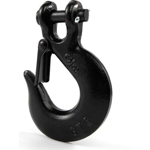 New Half-Linked Winch Hook Tow Crane Lift Clevis Safety Latch for Jeep Off-road ATV RV UTV 4x4 Recovery Kits Car Accessories