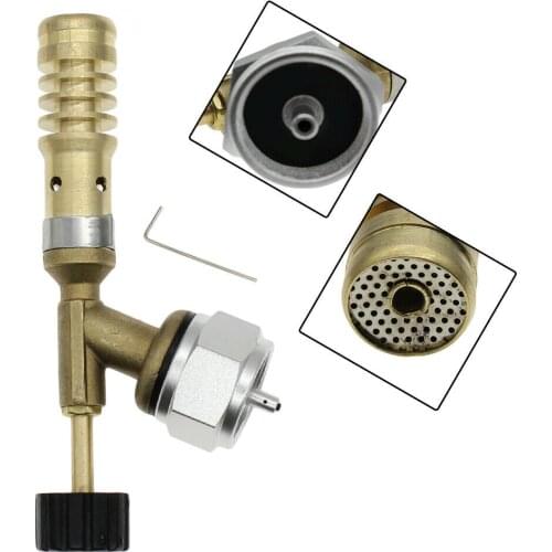 Brass Gases Torch Self-Ignition Brazing Solder Propane Welding Plumbing Tool for Soldering Cooking High Temperature Heating