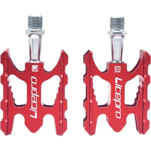 Litepro Bike Pedals Aluminum Alloy Ultralight Bearing Pedal K3 for Brompton Folding Bike Mountain Bike