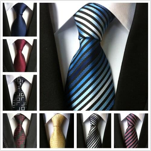 8cm Men Formal Neck Tie Jacquard Woven Necktie Drop Shipping