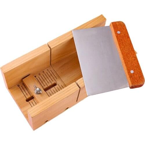 Manual Soap Tool Set DIY Wood Soap Cutter Knife Soap Cutting Platform Pine Soap Mender