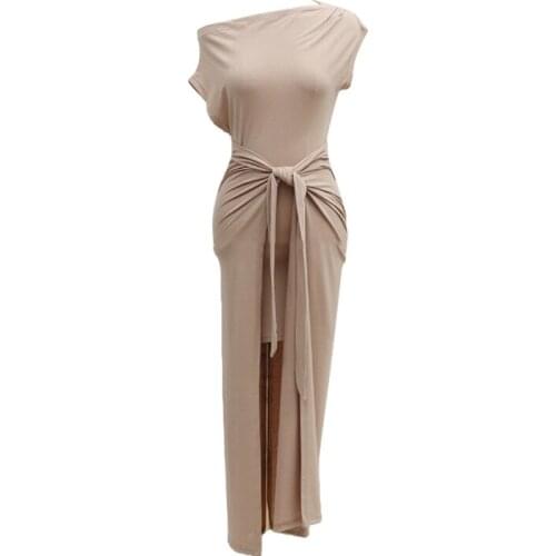 New arrival women temperament sexy mini bouncy basic slim dress and long skirt fashion high quality work style summer women set