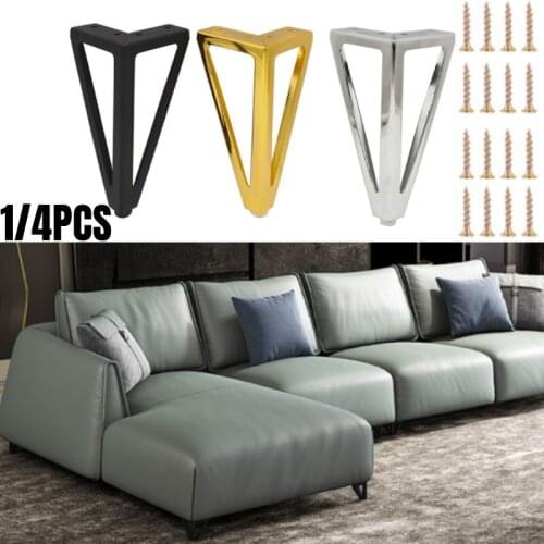 1/4PCS Metal Furniture Sofa Foot Bathroom Cabinet TV Cabinet Tea Table Foot Bedside Table Furniture Leg Hardware Accessories