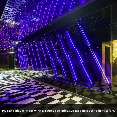 LED Strip UV Black Light Strip Kit Flexible Black Light UV Lamp Beads Strip Tape Indoor Party Stage Lighting Outdoor Decoration