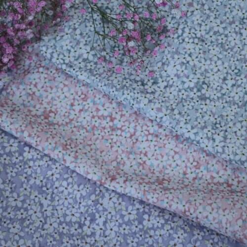 Petal Wish Japan Limited 80S Tissun liberty Cotton Poplin Fabric For Kids Baby Sewing Cloth Dresses Skirt DIY Printed 0.5M