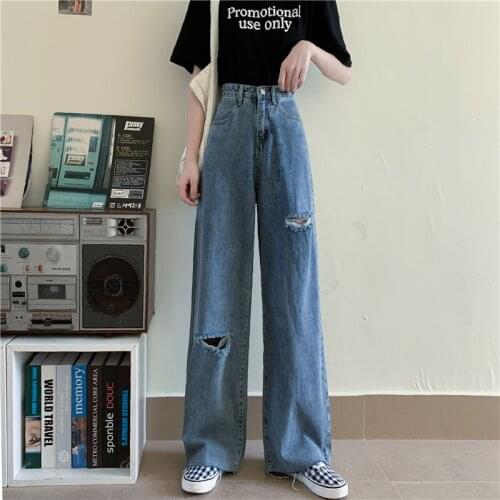 Womens Plus Size Clothing for Women High Waisted Trousers Woman Jean Pants Female Denim Pants High Quality Ropa Mujer TN2897