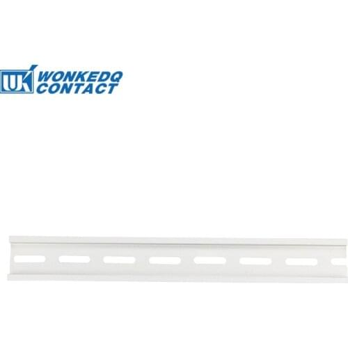 10Pcs Aluminum Din Rail 20cm NS35-AL-1.2/1.5 Universal Terminal Block Electrical Connector Mounting Thickness 1.2/1.5mm NS 35