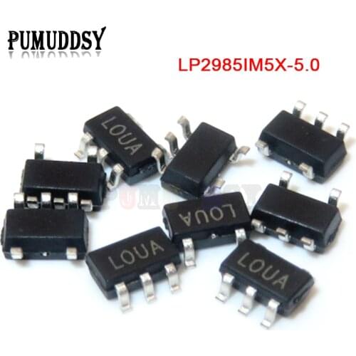 10PCS LP2985IM5X-3.3 1.5/1.8/2.5/2.7/2.8/3.0/3.3/3.6/5.0V SOT23-5 Regulator LDO Reg New IC