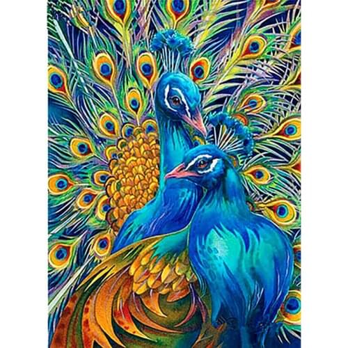 5D DIY Diamond Painting Butterfly Peacock Wolf Owl Flower DIY 5D Partial Drill Cross Stitch Kits Crystal Rhinestone Arts
