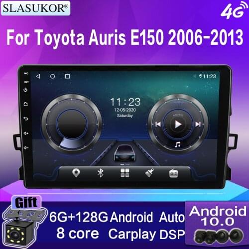 9” Android 10 For Toyota Auris E150 2006-2012 Car Radio Stereo Receiver Audio GPS For Cars Android Auto Carplay Navigator BT5.0