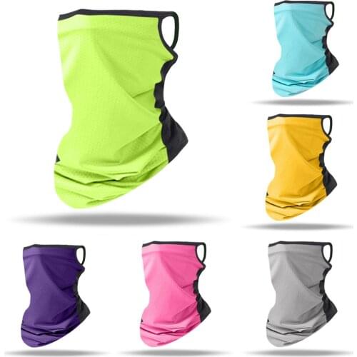 Seamless Outdoor Head Face Neck Windproof Gaiter Tube Bandana Scarf Sports Headwear Scarf Dustproof Neck Tube Magic Scarf