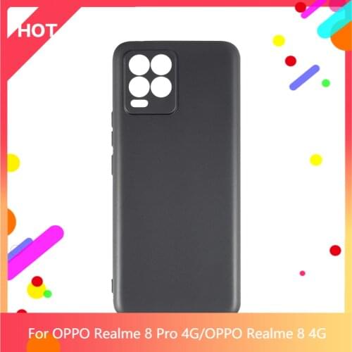 Realme 8 Pro 4G Case Matte Soft Silicone TPU Back Cover For OPPO Realme 8 4G Phone Case Slim shockproof