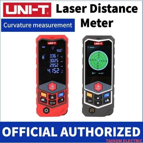 UNI-T digital laser distance meter Curvature measurement rangefinders handhled curve measurement 50m 80m 120m large HD display