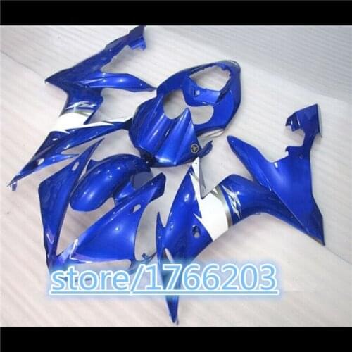Blue white For YZFR1 2004 2005 2006 04 05 06 YZF1000 04 06 R1 05 YZF R1 04 06 YZF1000 04-06 ABS Fairing Set Plastic Kit