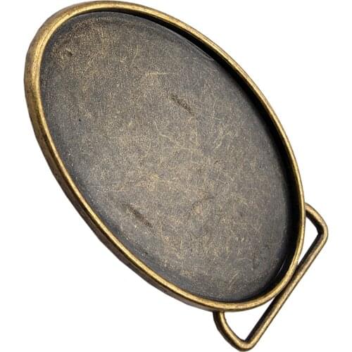 Cowboy Belt Buckle Oval Mens Zinc Alloy Classic Hip Hop Belt Buckle Western Style