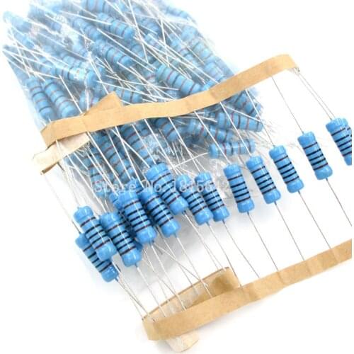 10PCS/LOT 3W 22R 22 ohm Metal Film Resistor 1% error 3w DIP Color Ring Resistance