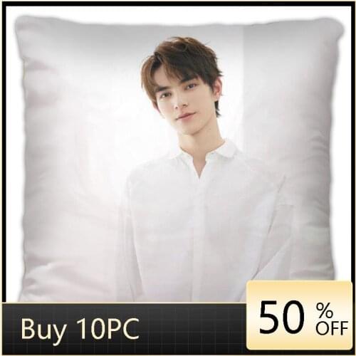 Youth with You He Changxi Pillowcase Star Real Person Photo Poster Cushion Cover Souvenir Home Decor Throw Pillow Covers